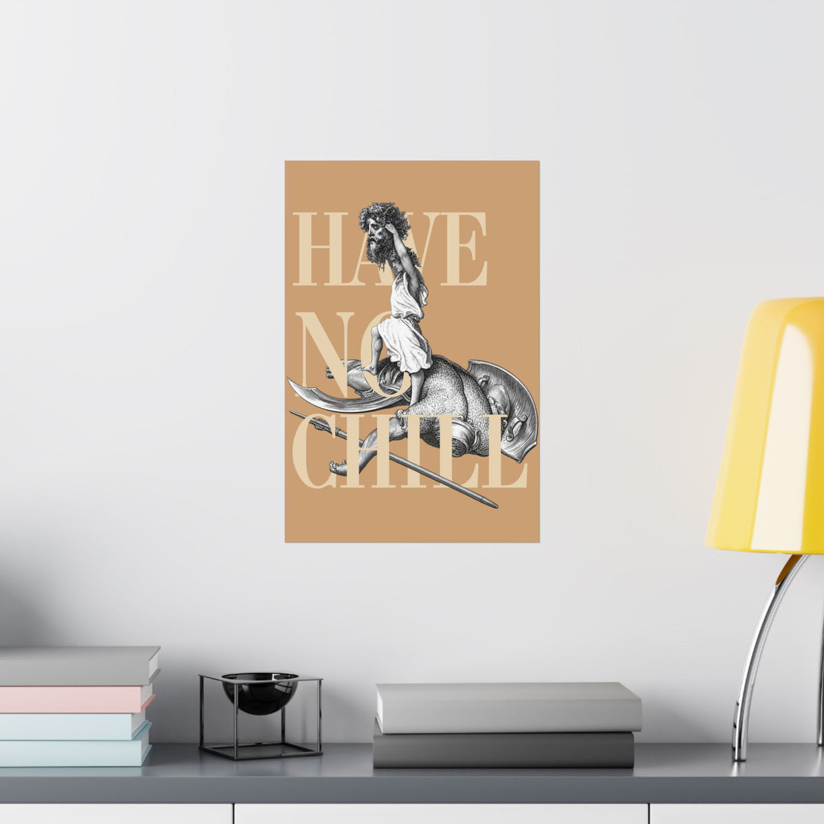 David and Goliath - Matte Vertical Poster - Variation 7
