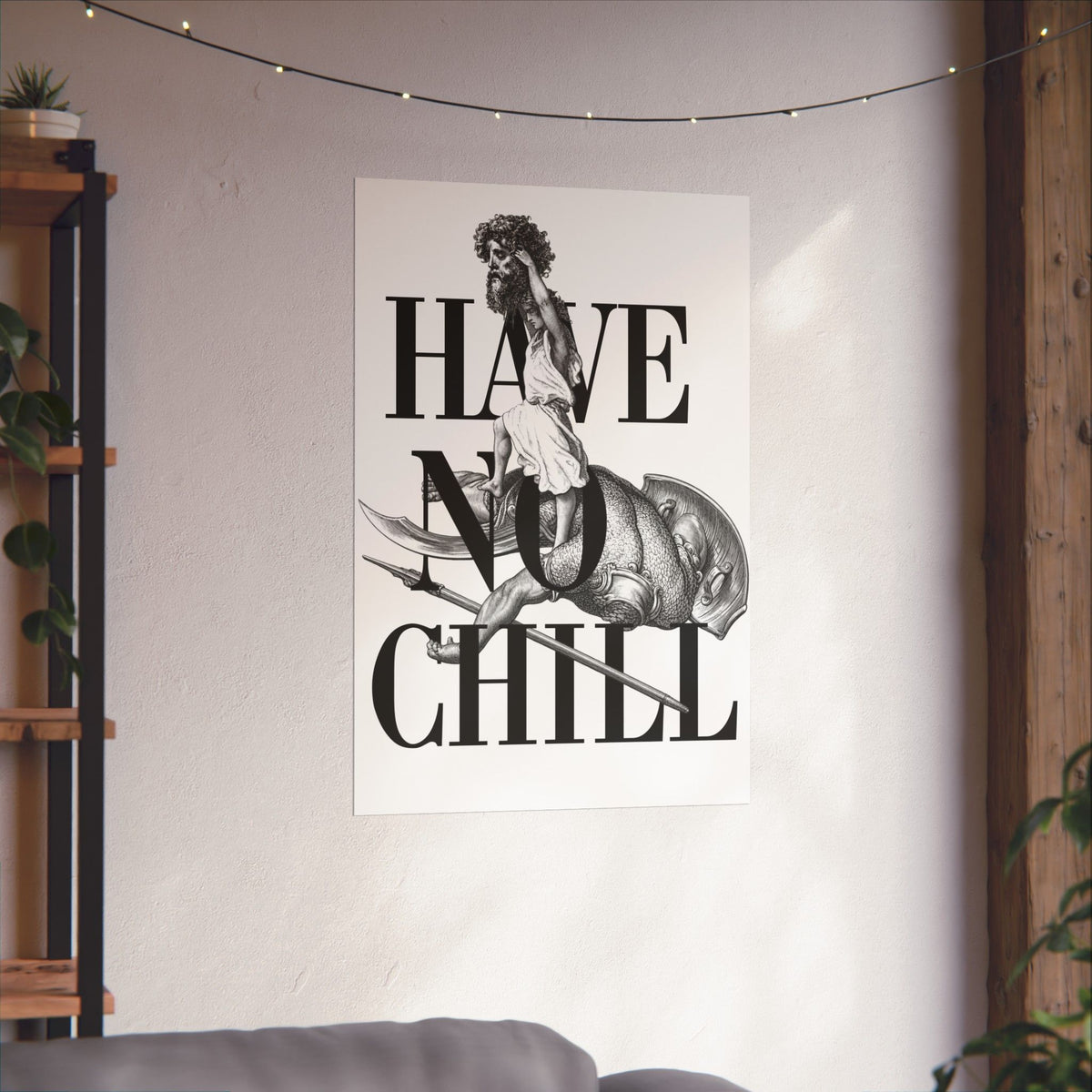David and Goliath - Matte Vertical Poster - Variation 2