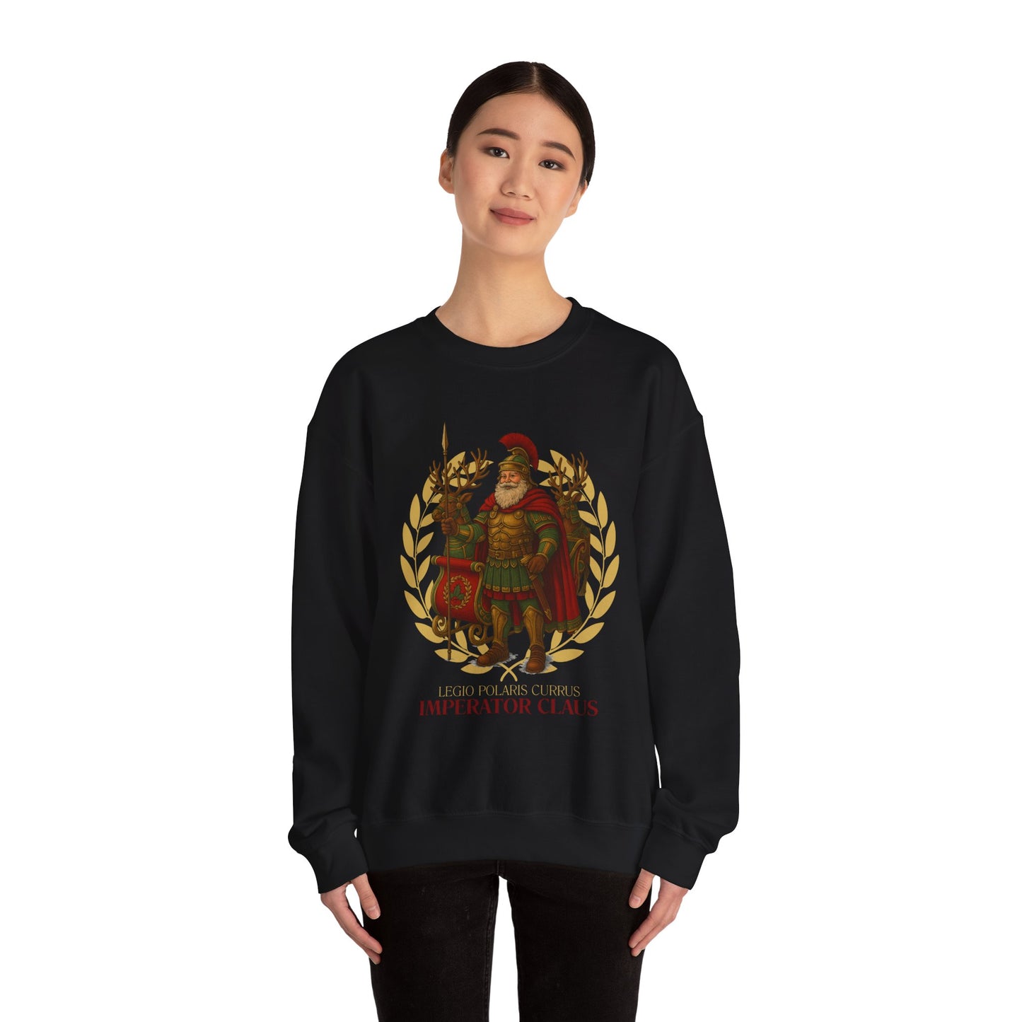 Imperator Claus Roman Emperor Santa Sweatshirt | Christmas Holiday Apparel
