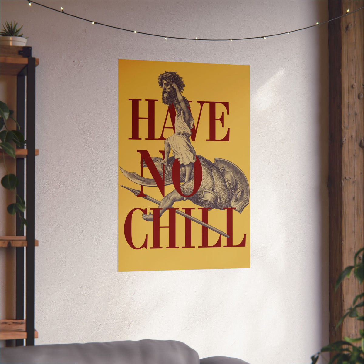 David and Goliath - Matte Vertical Poster - Variation 4