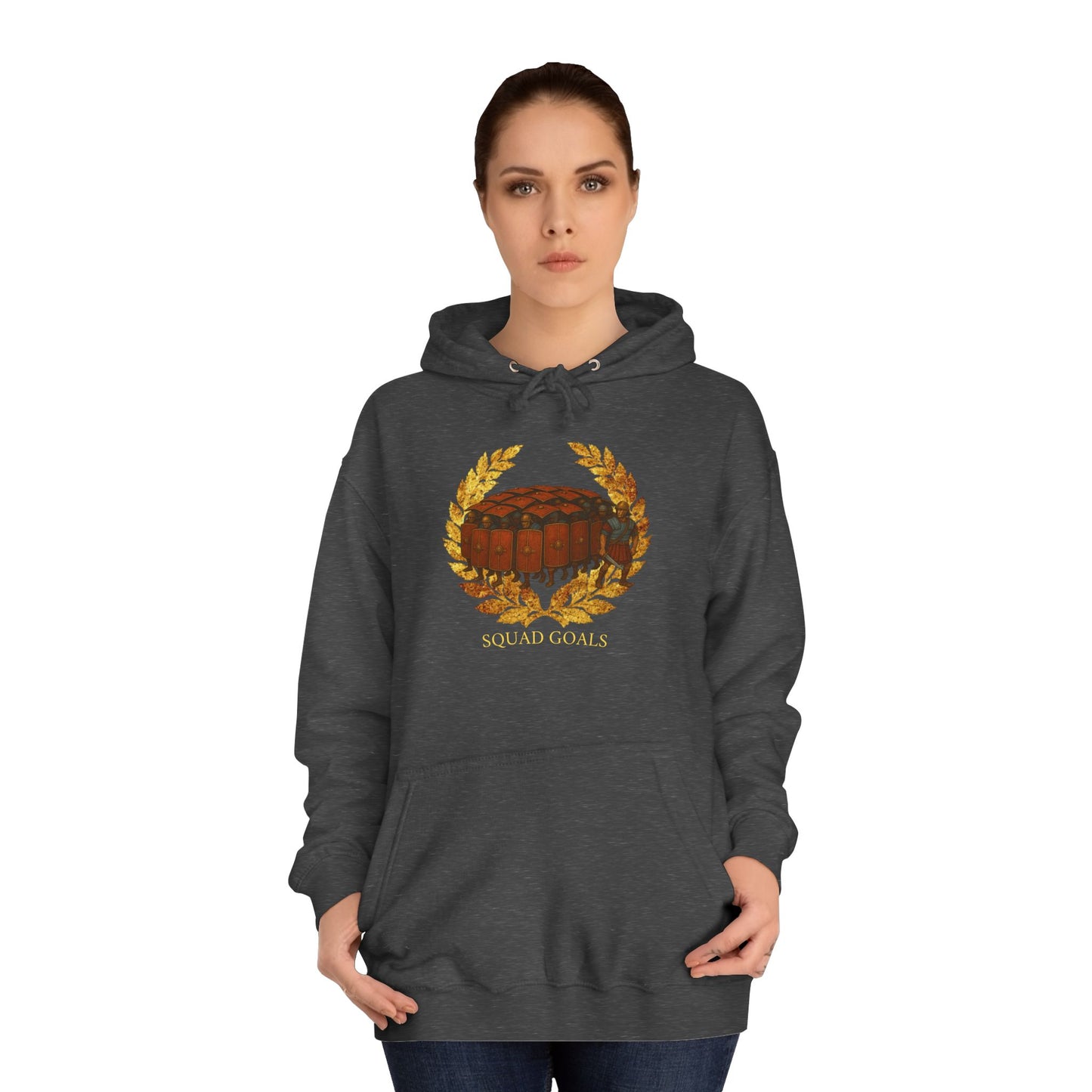 Roman Testudo Hoodie - Graphic Sweatshirt, Roman History Lover Gift, Ancient Rome Hooded Jumper