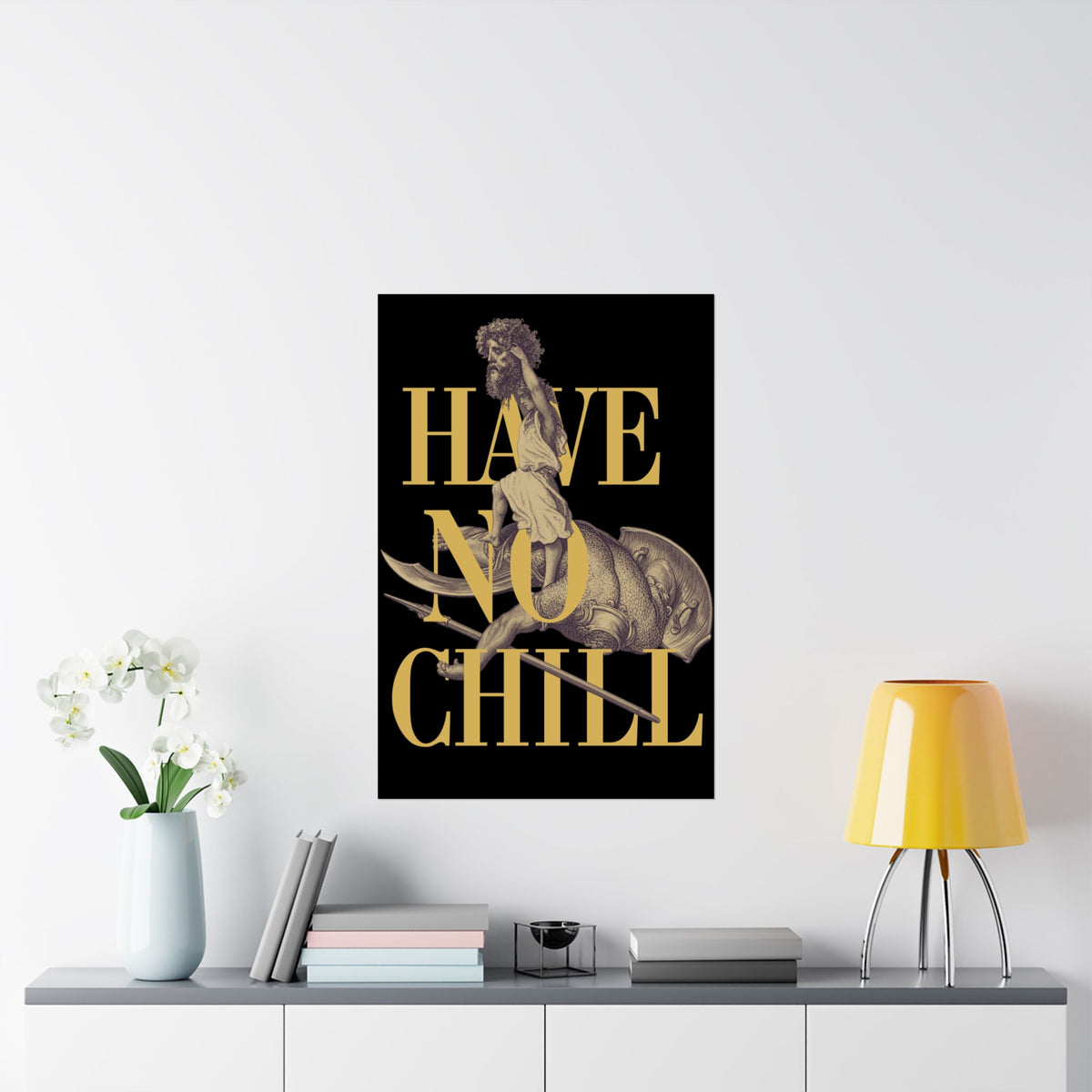 David and Goliath  -  Matte Vertical Poster - Variation 5