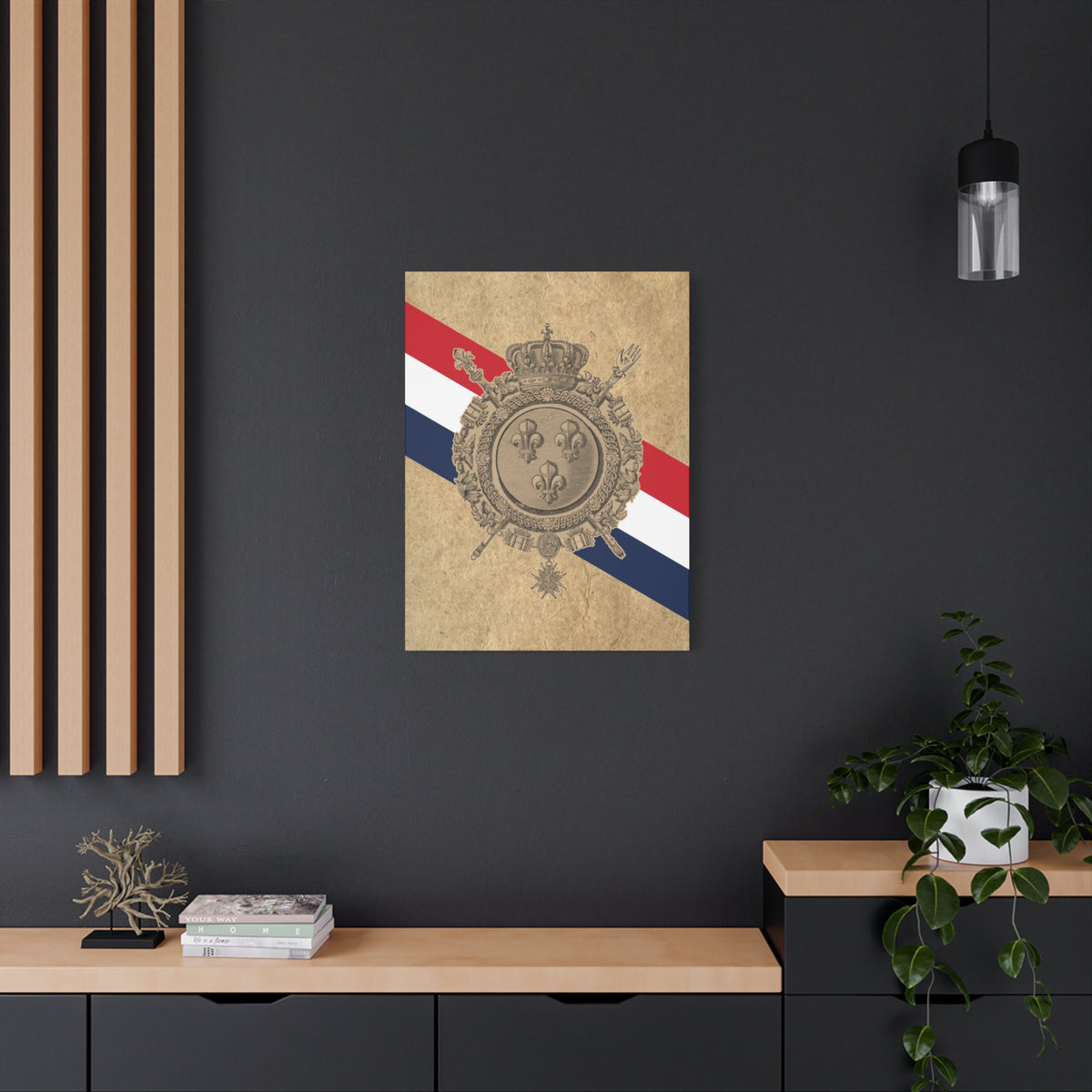 19th Century French Heraldry | Canvas Print