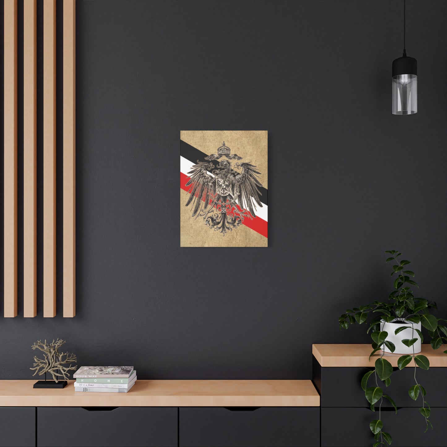 19th Century German Heraldry - Matte Canvas
