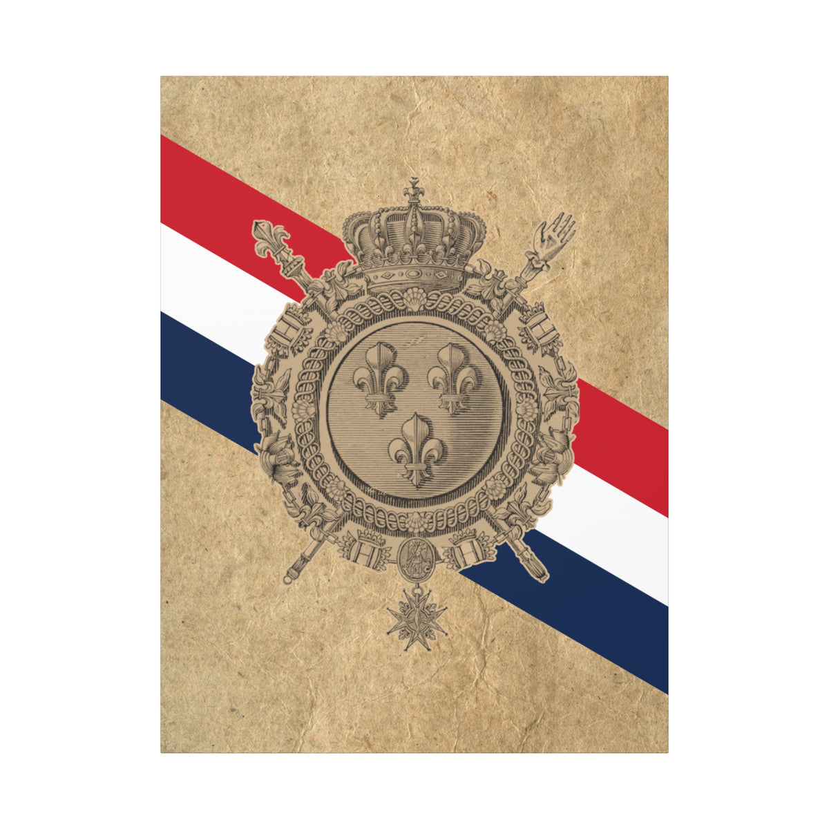 19th Century French Heraldry | Canvas Print