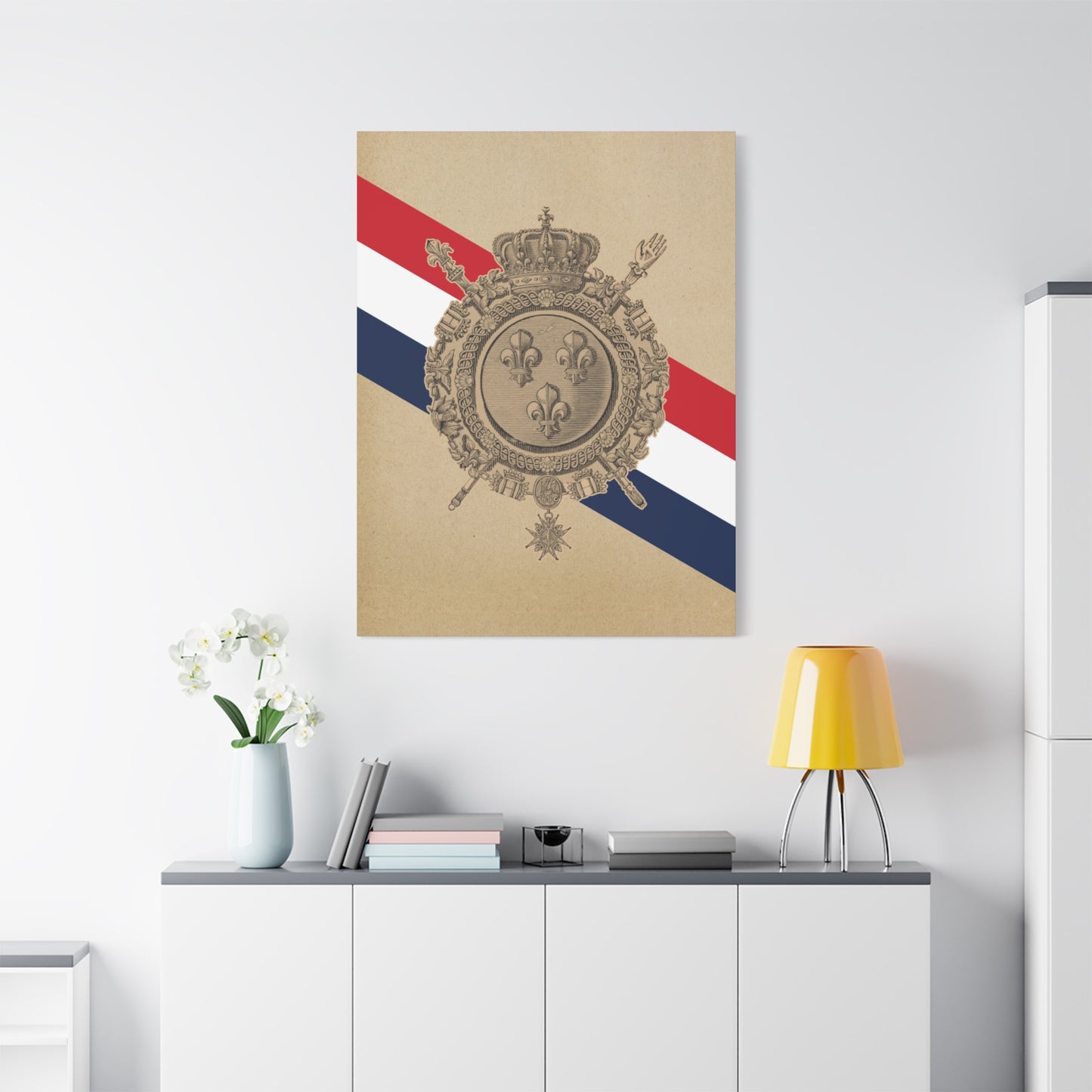 19th Century French Heraldry | Canvas Print