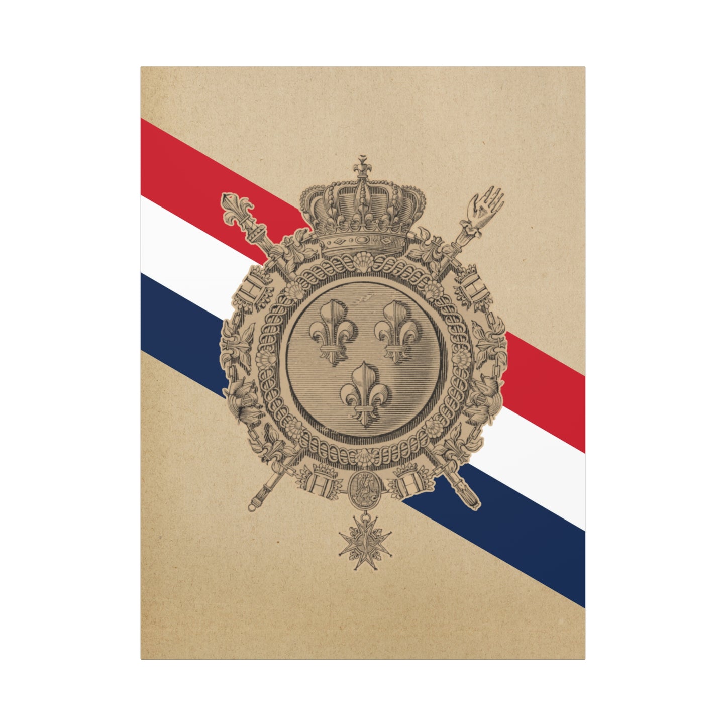 19th Century French Heraldry | Canvas Print