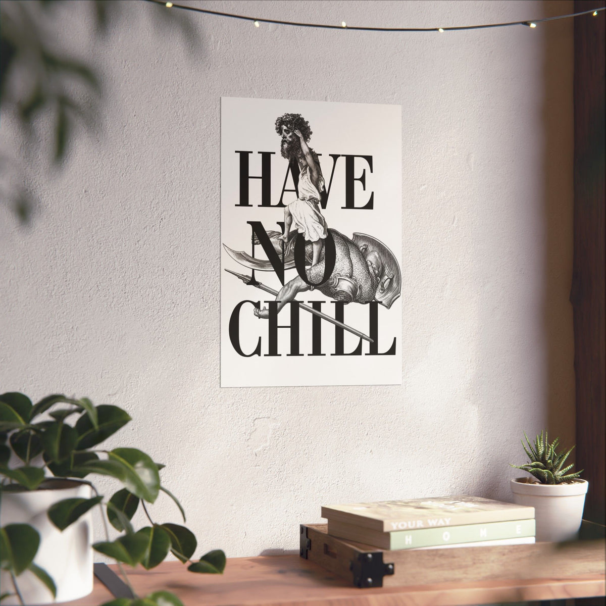 David and Goliath  -  Matte Vertical Poster - Variation 2