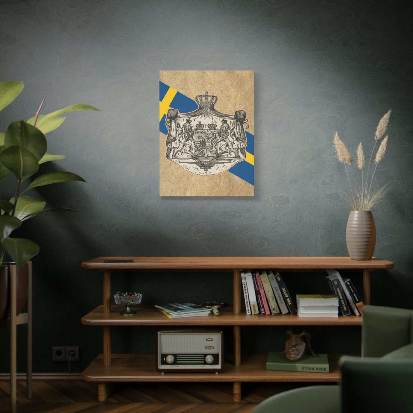 19th Century Swedish Flag - Matte Canvas