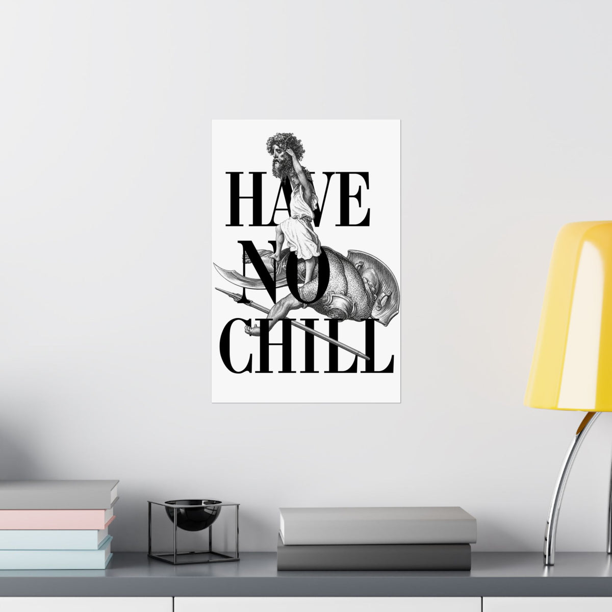 David and Goliath  -  Matte Vertical Poster - Variation 2