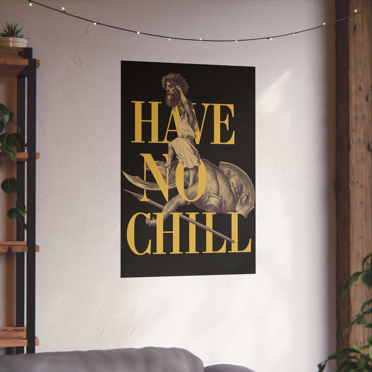 David and Goliath  -  Matte Vertical Poster - Variation 5