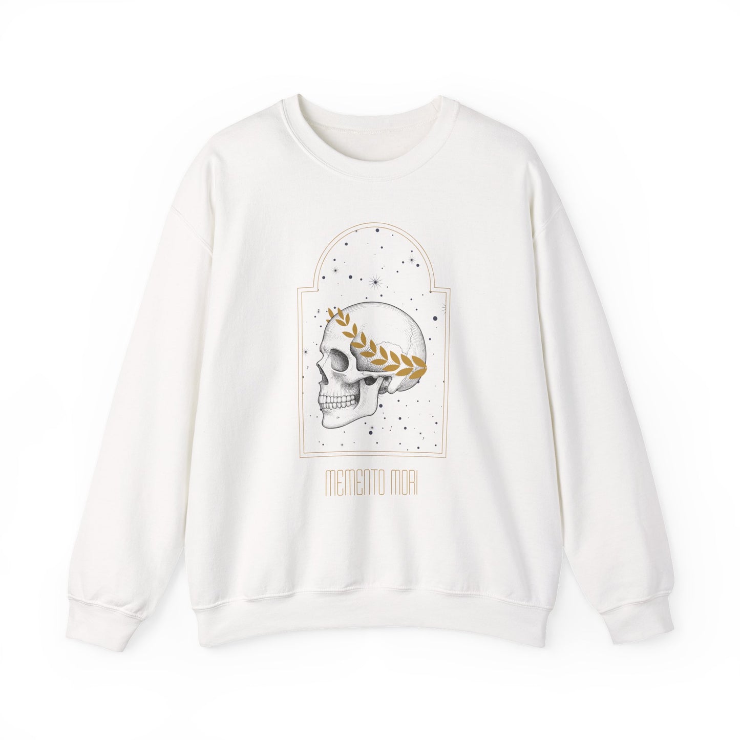 Memento Mori | Laurel Skull Sweatshirt