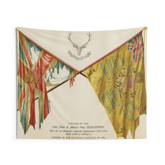 Scottish Highlander Regiment Battle Flags – 72nd Duke of Albany’s Own - Tapestry