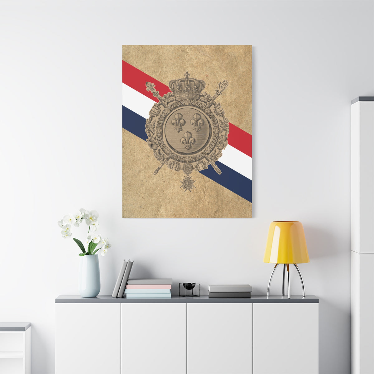 19th Century French Heraldry | Canvas Print