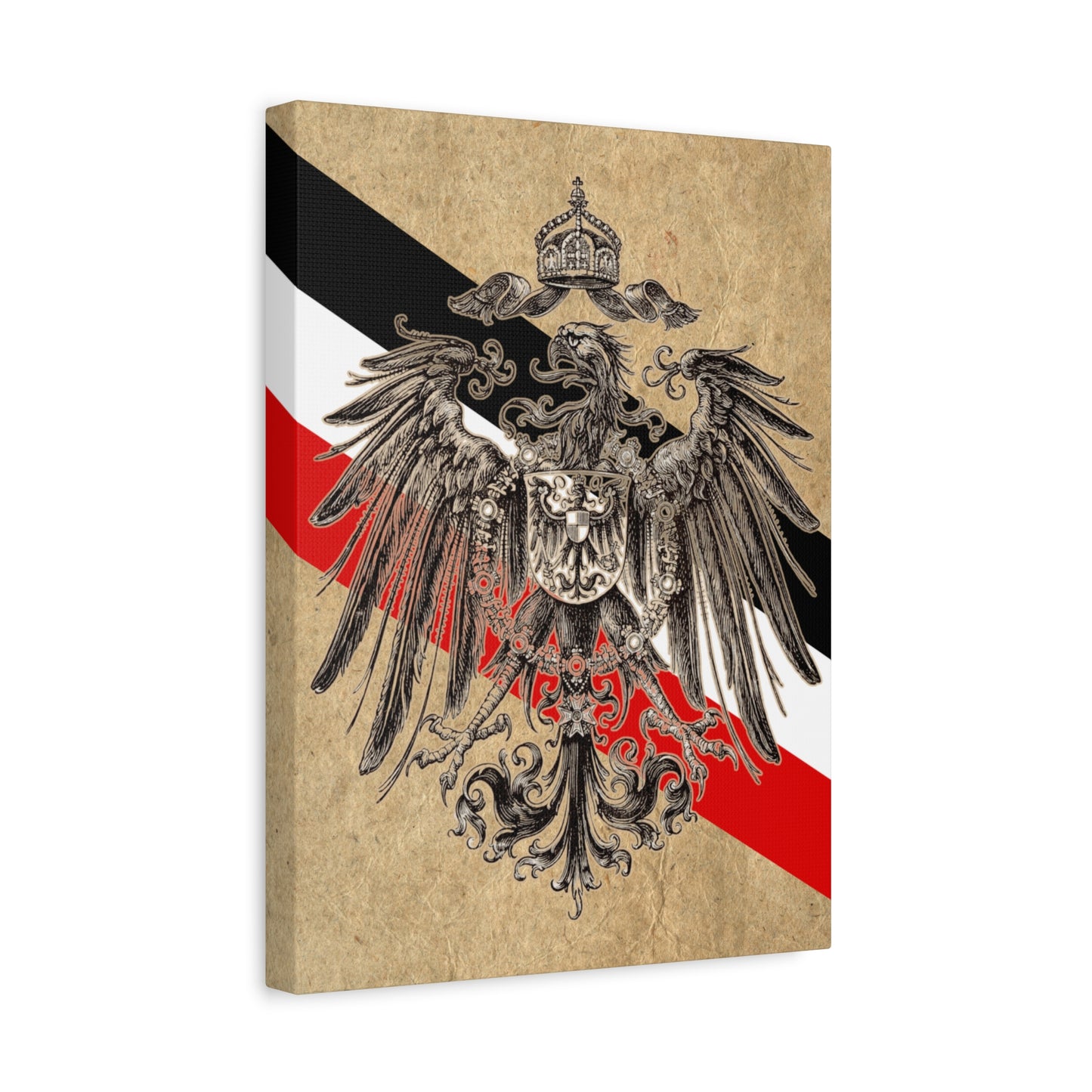 19th Century German Heraldry - Matte Canvas