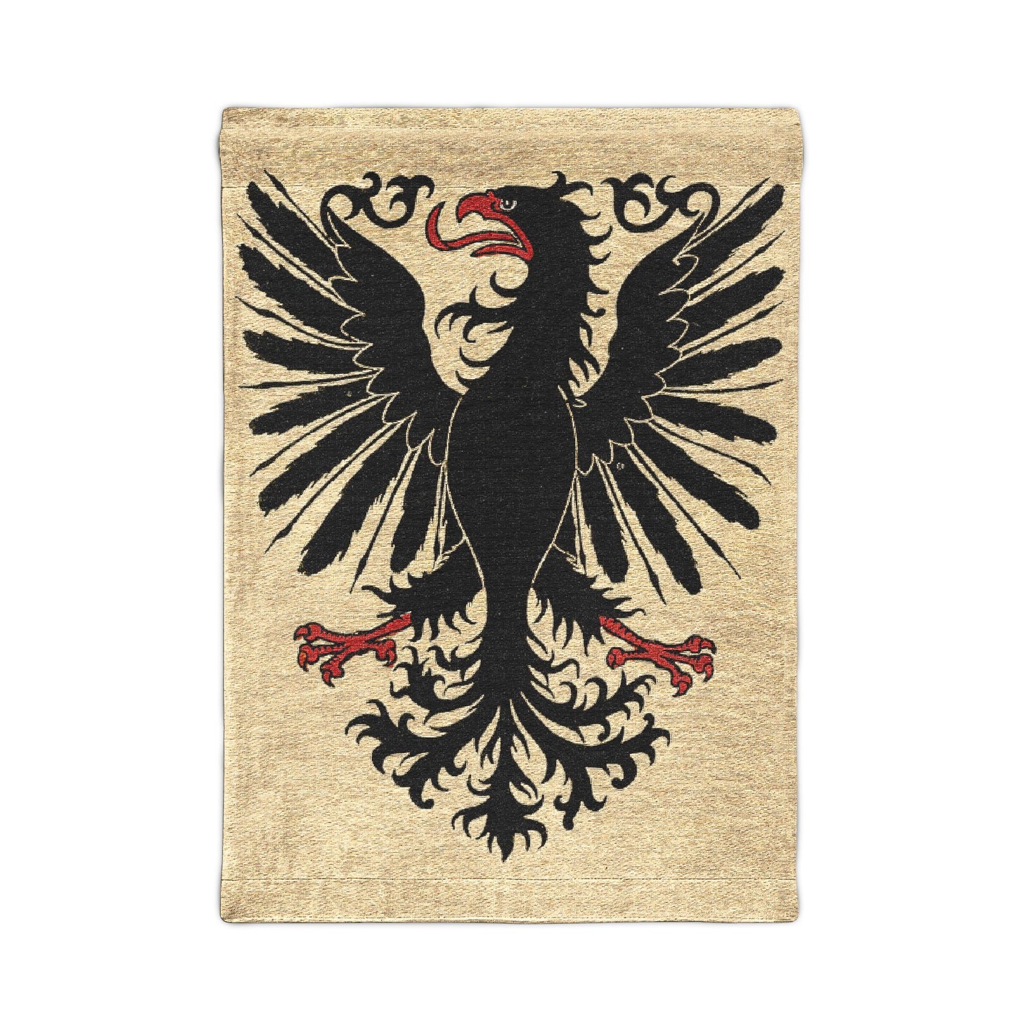 Order of the Black Eagle Woven Wall Tapestry – Heraldic Crest Decor