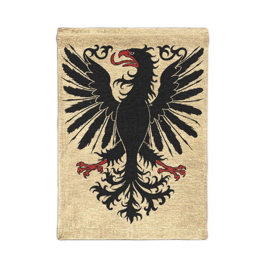 Order of the Black Eagle Woven Wall Tapestry – Heraldic Crest Decor