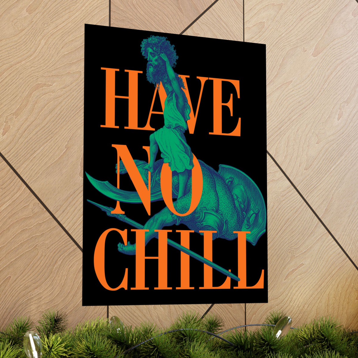 David and Goliath  -  Matte Vertical Poster - Variation 1