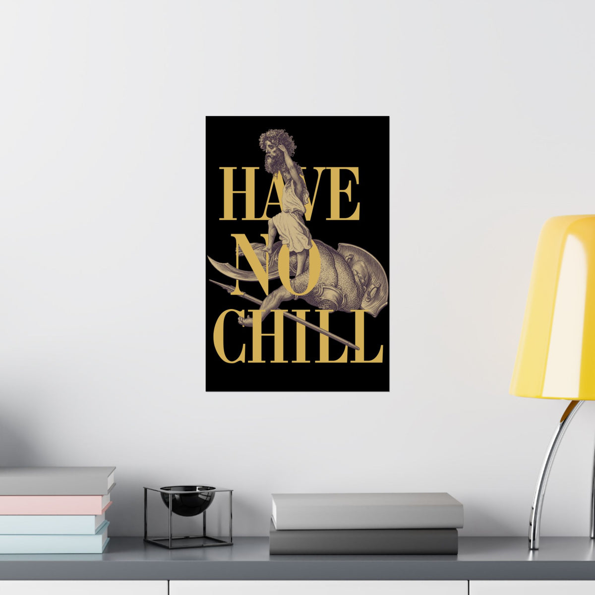 David and Goliath  -  Matte Vertical Poster - Variation 5