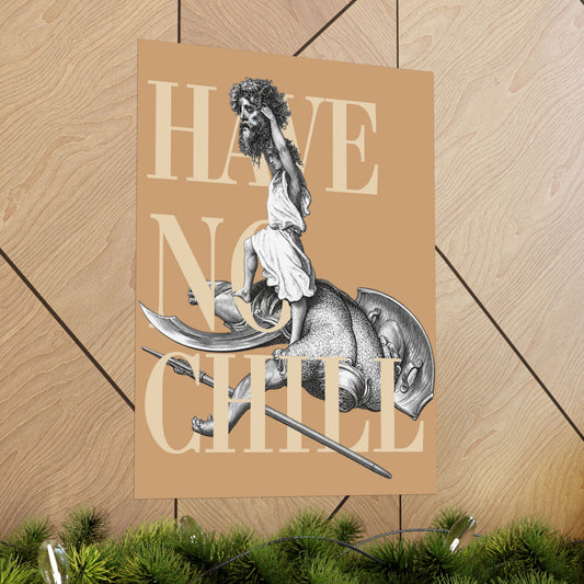 David and Goliath  -  Matte Vertical Poster - Variation 7