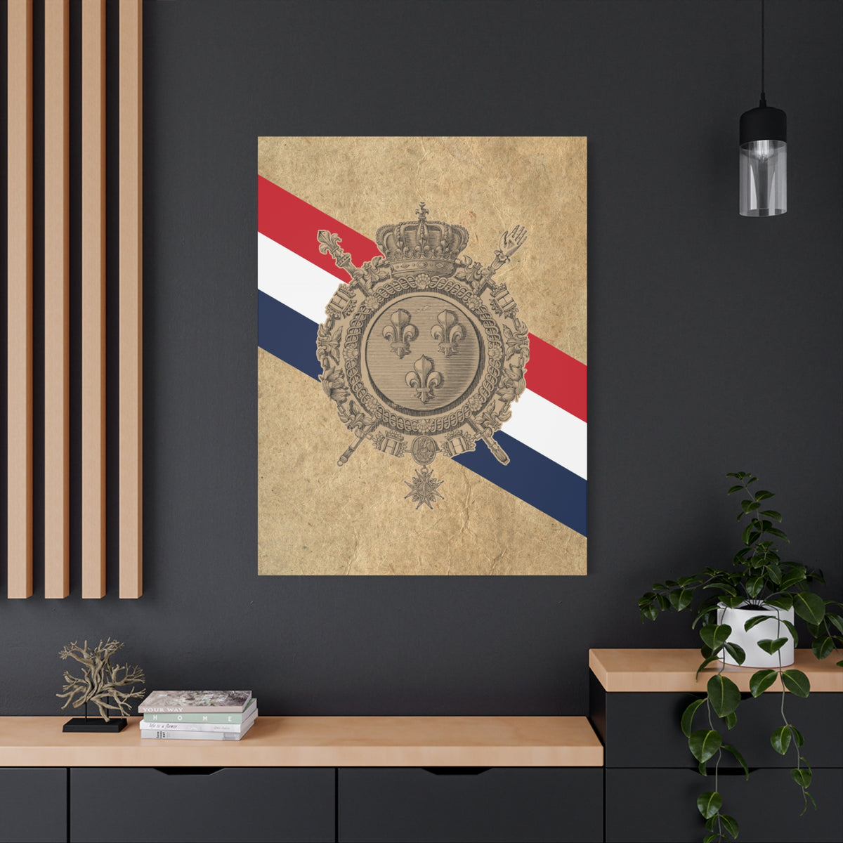 19th Century French Heraldry | Canvas Print
