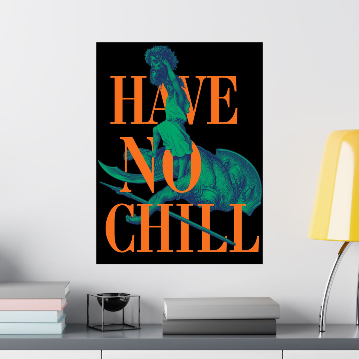 David and Goliath  -  Matte Vertical Poster - Variation 1