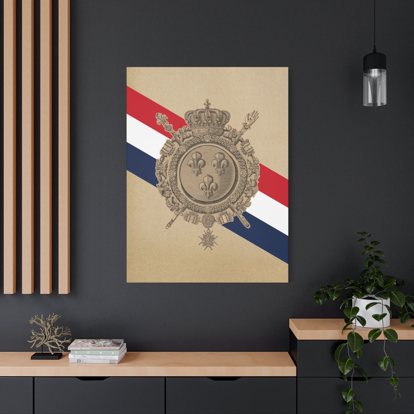 19th Century French Heraldry | Canvas Print
