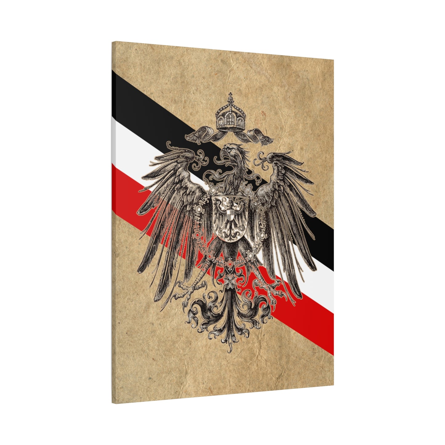19th Century German Heraldry - Matte Canvas