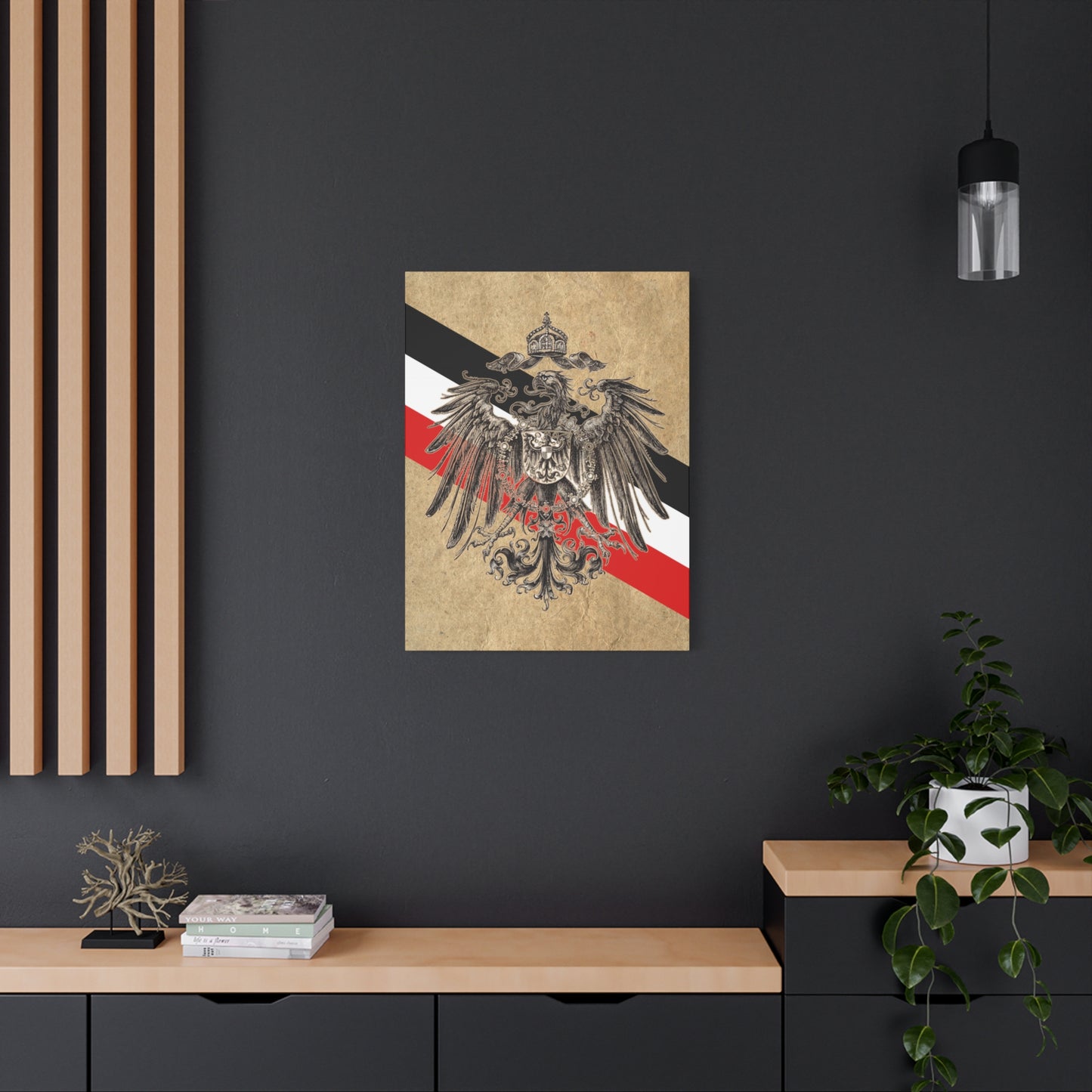 19th Century German Heraldry - Matte Canvas