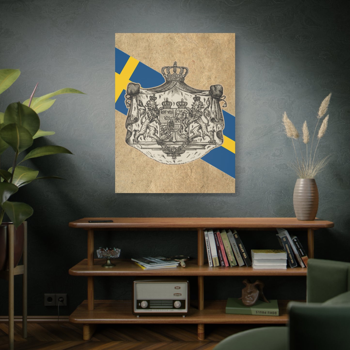19th Century Swedish Flag - Matte Canvas