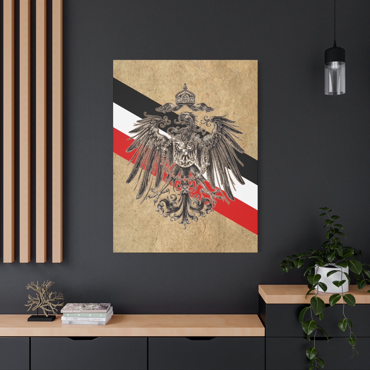 19th Century German Heraldry - Matte Canvas