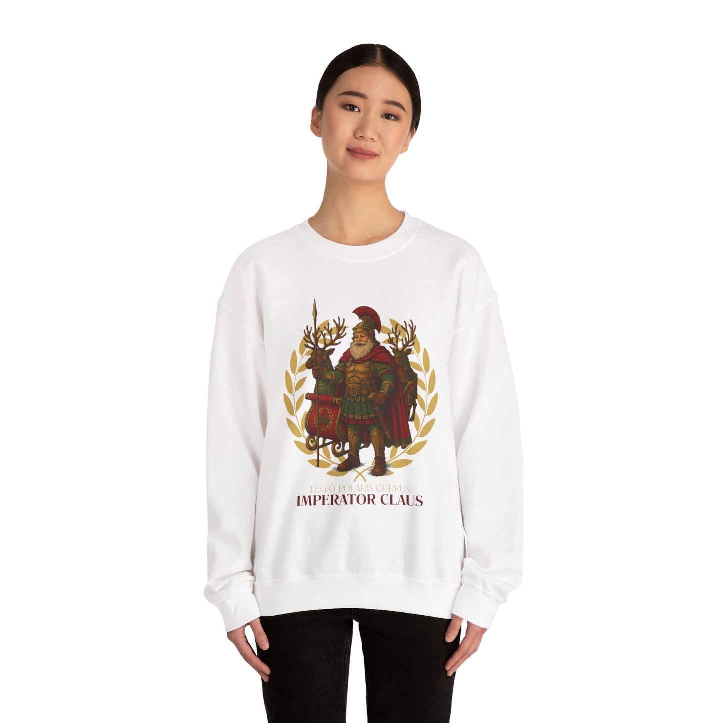 Imperator Claus Roman Emperor Santa Sweatshirt | Christmas Holiday Apparel