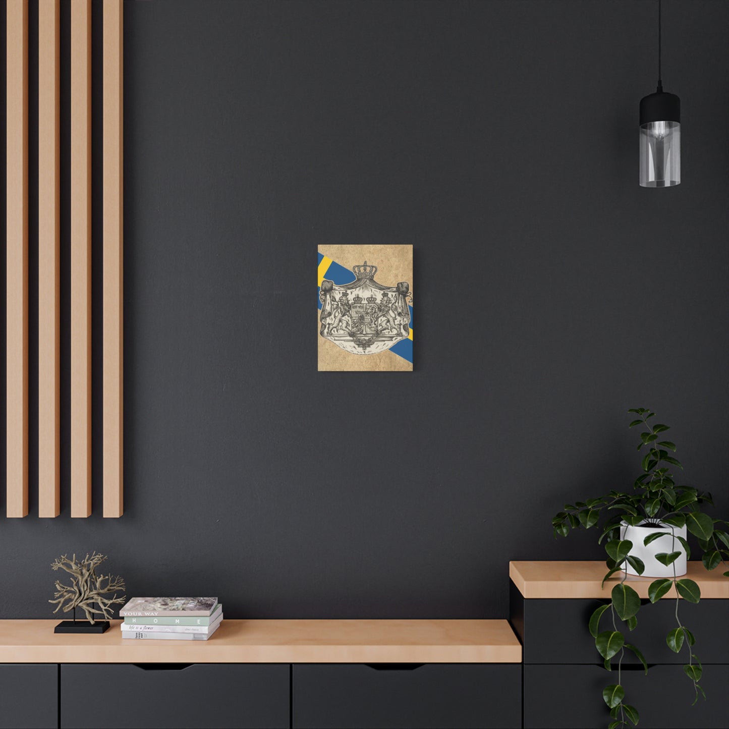 19th Century Swedish Flag - Matte Canvas