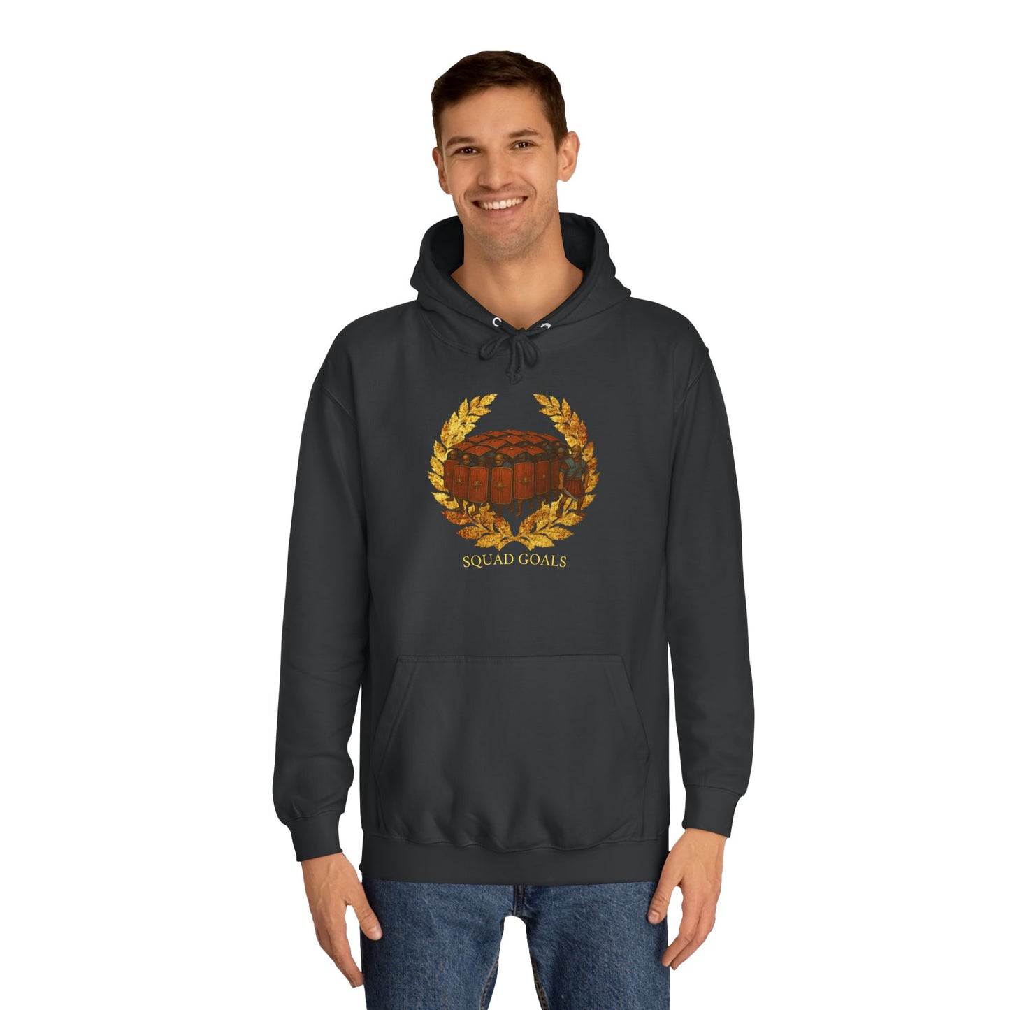 Roman Testudo Hoodie - Graphic Sweatshirt, Roman History Lover Gift, Ancient Rome Hooded Jumper
