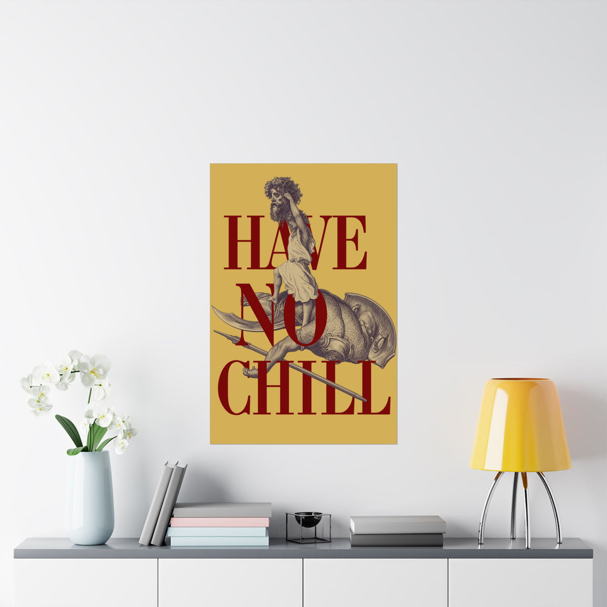 David and Goliath  -  Matte Vertical Poster - Variation 4