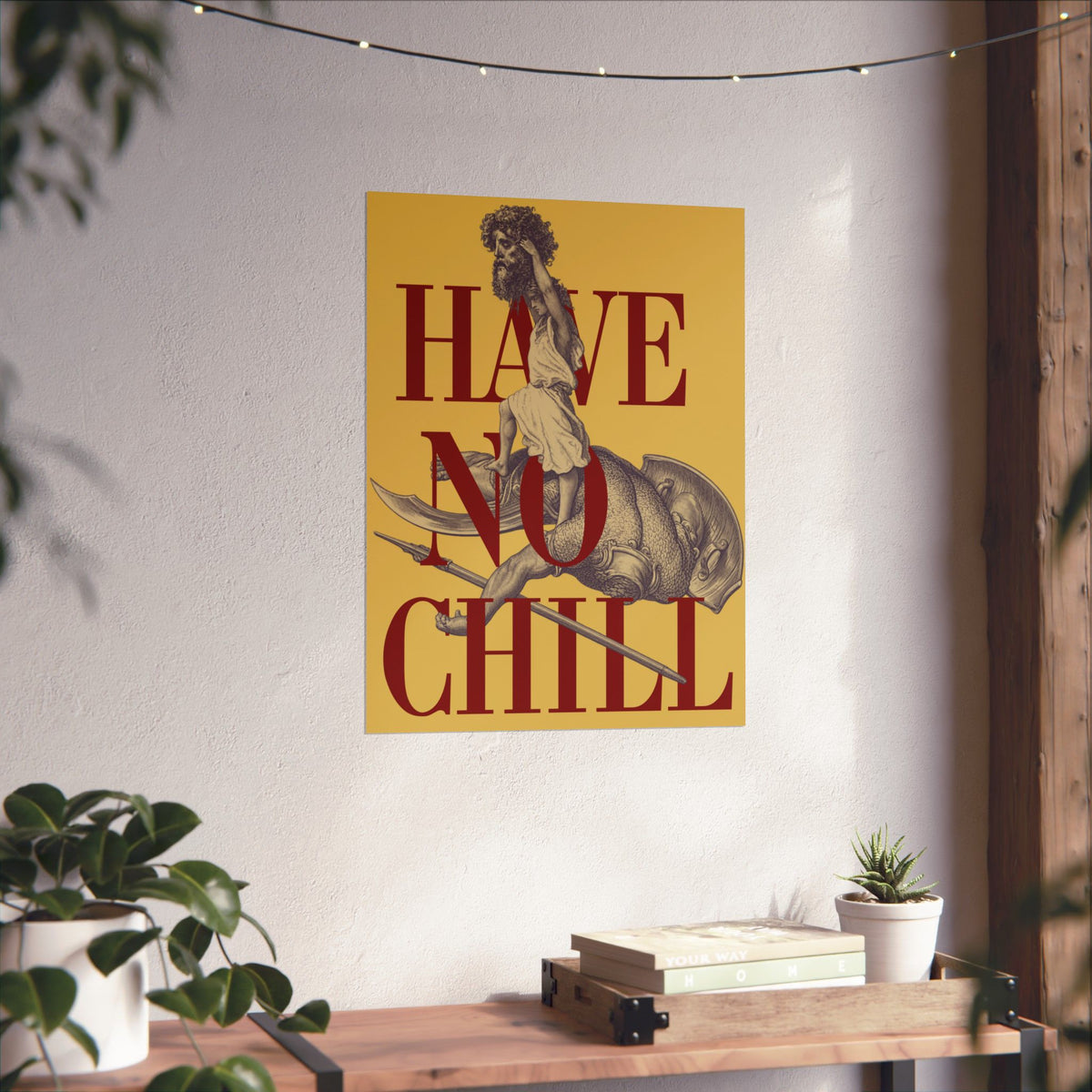 David and Goliath  -  Matte Vertical Poster - Variation 4