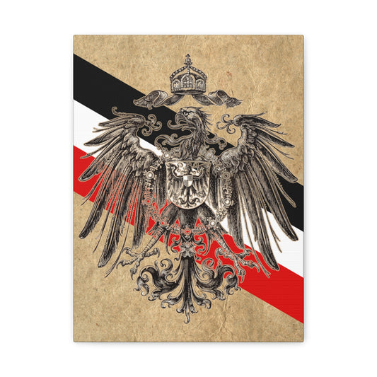 19th Century German Heraldry - Matte Canvas