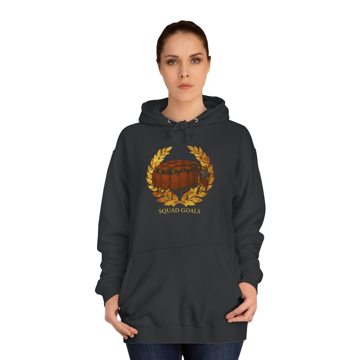 Roman Testudo Hoodie - Graphic Sweatshirt, Roman History Lover Gift, Ancient Rome Hooded Jumper