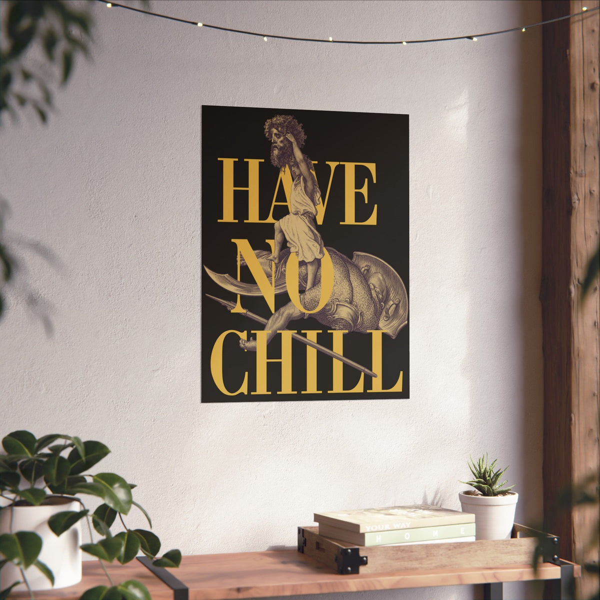 David and Goliath  -  Matte Vertical Poster - Variation 5