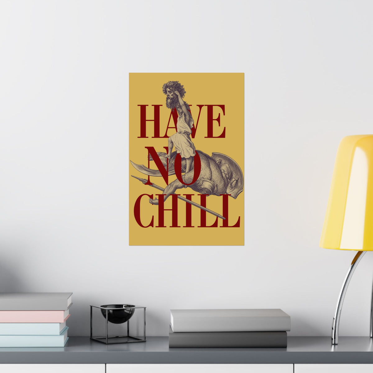 David and Goliath  -  Matte Vertical Poster - Variation 4