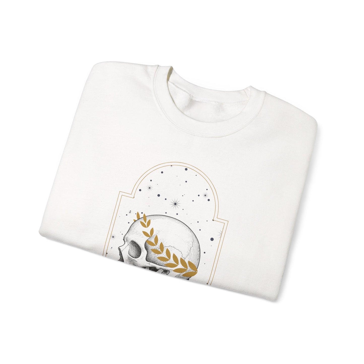 Memento Mori | Laurel Skull Sweatshirt