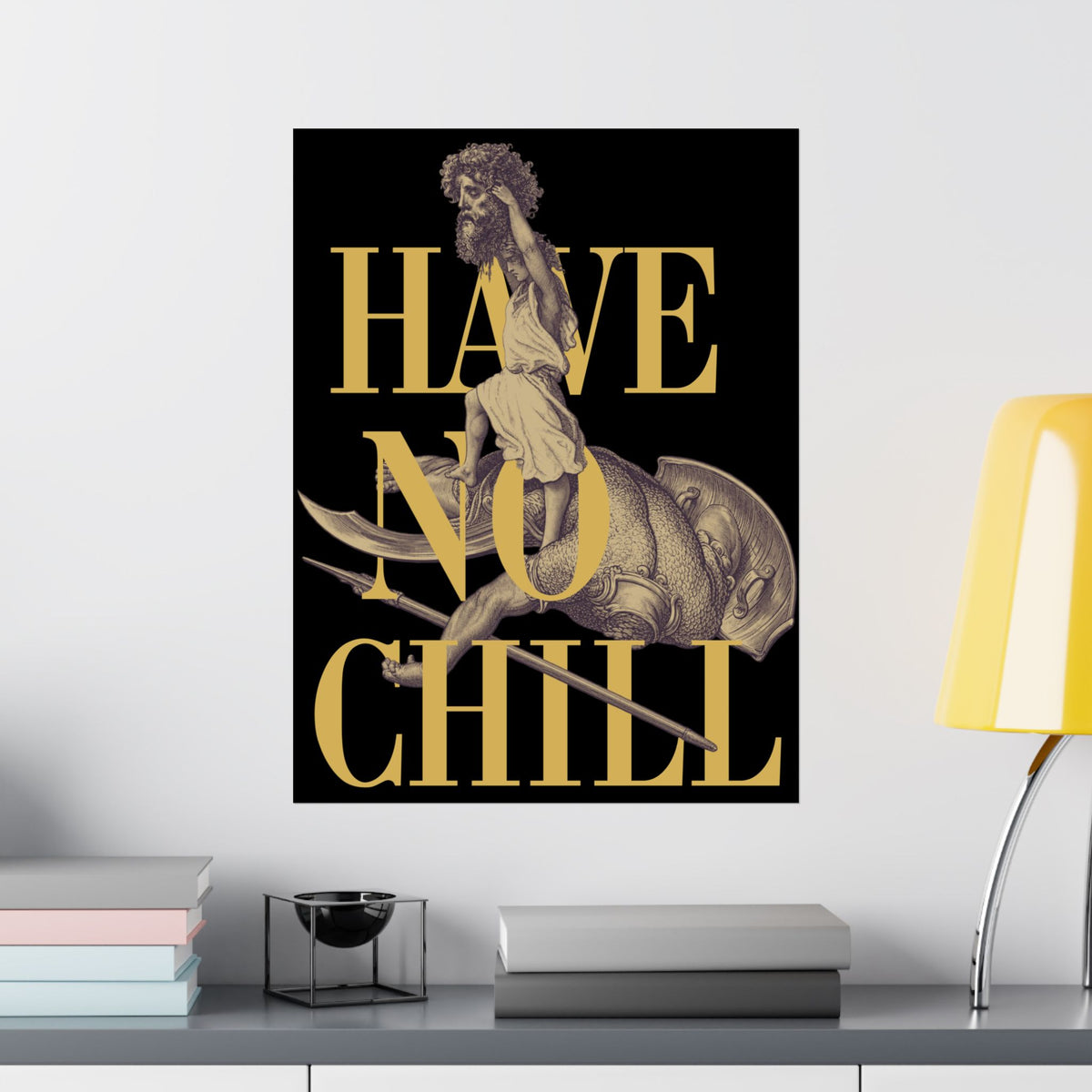 David and Goliath  -  Matte Vertical Poster - Variation 5