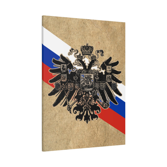 19th Century Russian Imperial Double-Headed Eagle | Matte Canvas Print