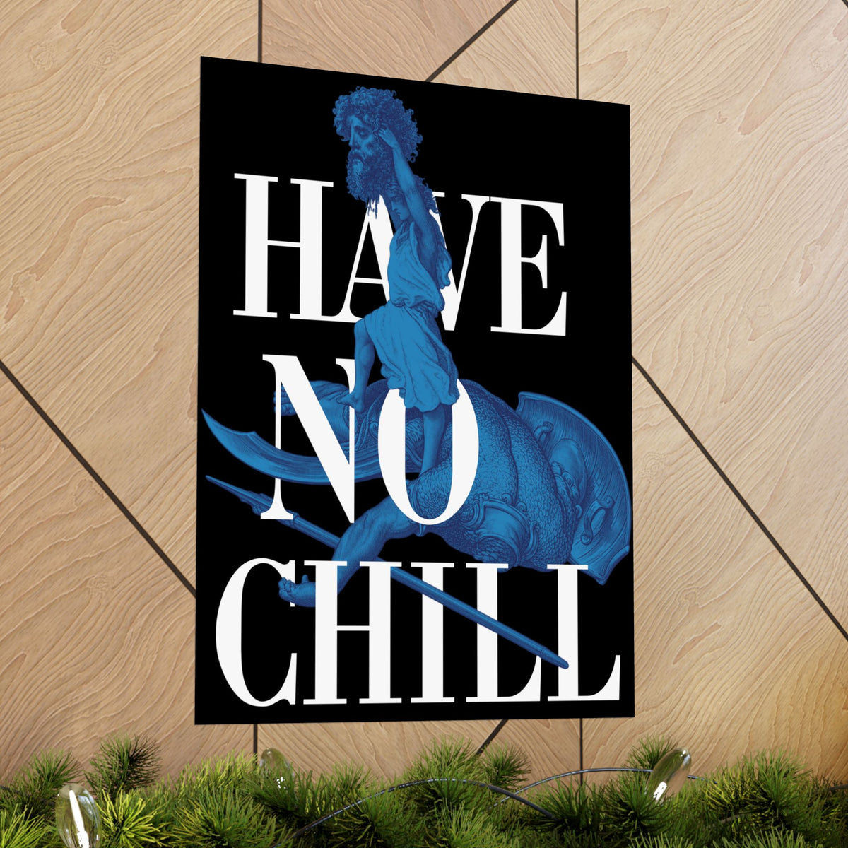 David and Goliath  -  Matte Vertical Poster - Variation 6