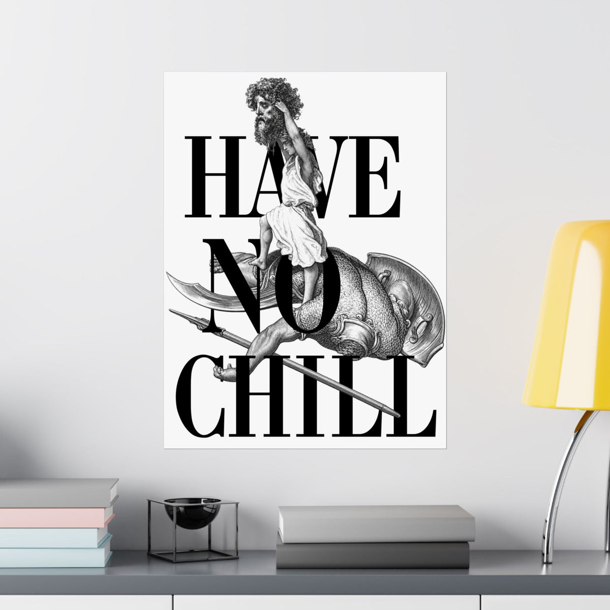 David and Goliath  -  Matte Vertical Poster - Variation 2